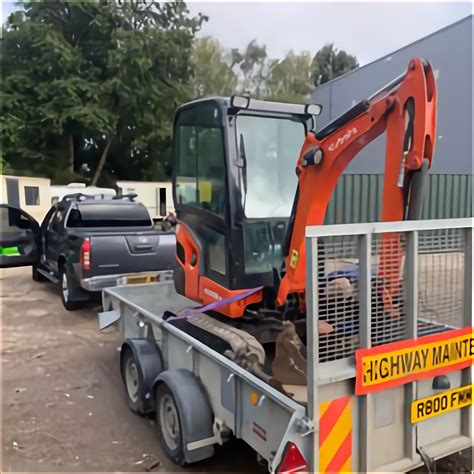 trailering a mini excavator|used mini excavator trailers for sale.